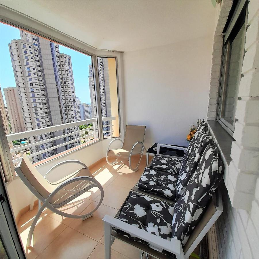 Apartment Glamour Alhambra Rincon De Loix Benidorm-Sea View-Free Parking, Wi-Fi, Pool, New Air Conditioning Kültér fotó